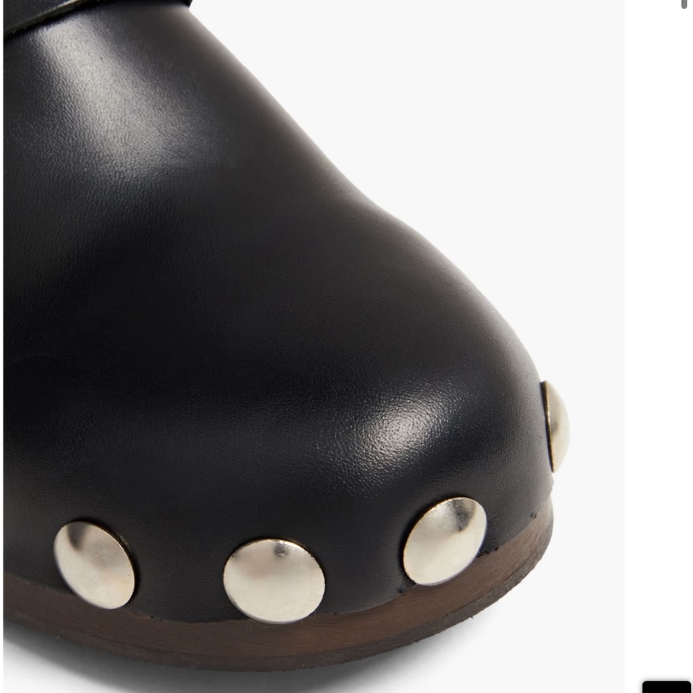 Ganni embellished leather clogs new 39 - Picture 8 of 14